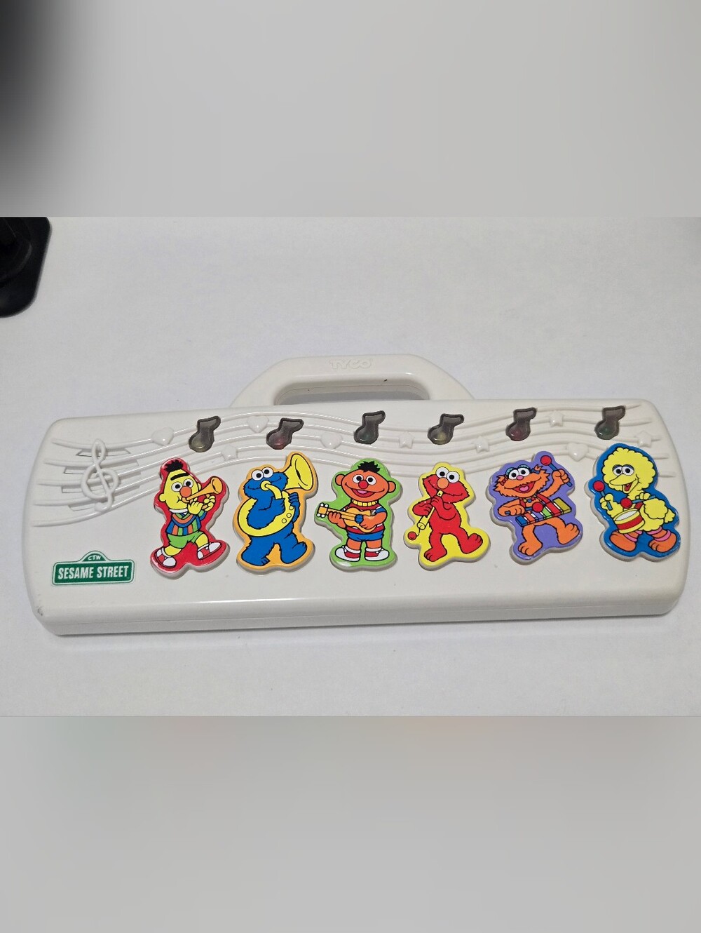 Vintage Tyco Sesame Street Musical Keyboard Toy 1995